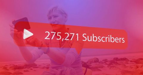 Tech-Savvy Adventurer at Beachfront with Subscriber Graph