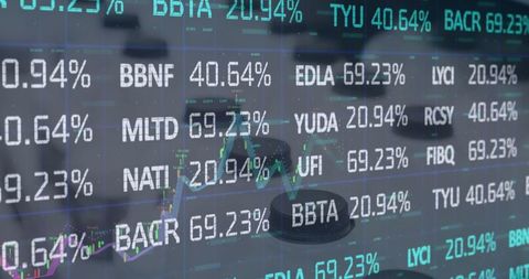 Financial Data Processing Over Digital Overlay of Milk Bottles