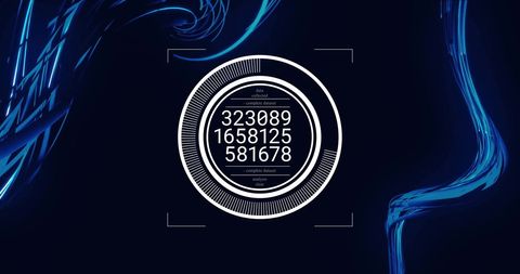 digital interface with dynamic data processing and light trails - Download Free Stock Images Pikwizard.com