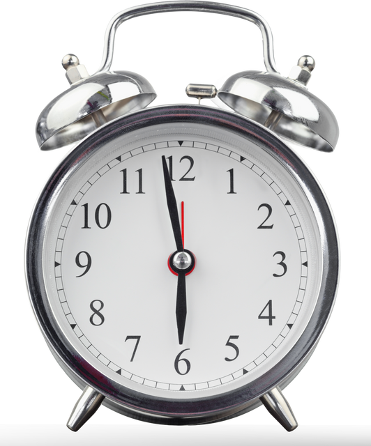 Vintage Silver Alarm Room Clock with Retro Bell on Transparent Background Isolated - Download Free Stock Videos Pikwizard.com