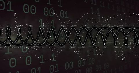 Flowing Data Waveform Across Binary Codes
