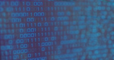 Binary Code and Data Processing in Digital Technology - Download Free Stock Images Pikwizard.com
