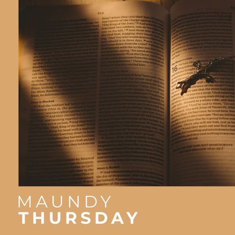 maundy thursday bible and rosary - Download Free Stock Templates Pikwizard.com