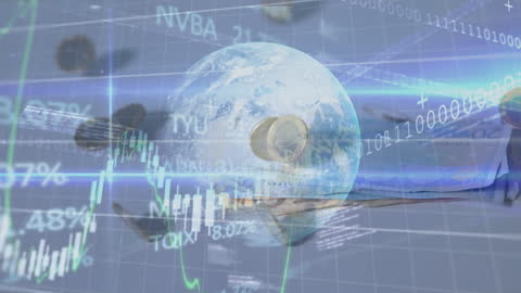 Global Finance Technology with Digital Graphs and Globe