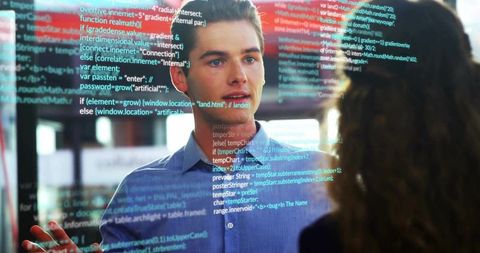 Innovative Professional Analyzing Code on Digital Interface