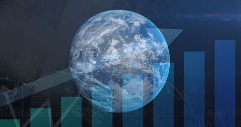 Global Connectivity Concept with Data and World Elements - Download Free Stock Images Pikwizard.com