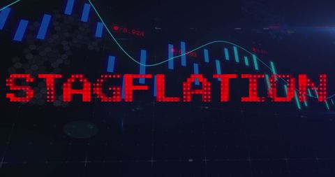Stagflation Economics Concept Over Data Graph - Download Free Stock Images Pikwizard.com