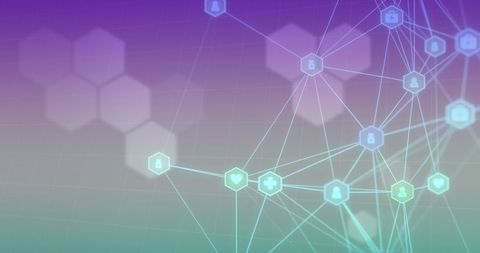 Abstract Network of Medical and Technology Icons - Download Free Stock Images Pikwizard.com
