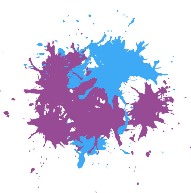 Abstract Blue and Purple Splatter on Transparent Background - Download Free Stock Videos Pikwizard.com