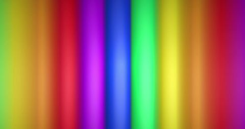 Vibrant Rainbow Stripes Abstract Illustration