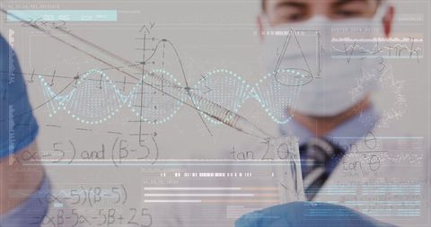 scientist analyzing data with futuristic technological interface - Download Free Stock Images Pikwizard.com