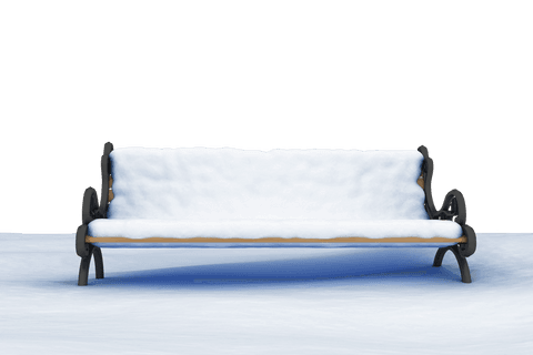 bench covered in snow with transparent background for winter design - Download Free Stock Videos Pikwizard.com