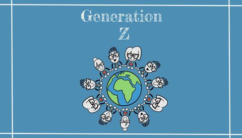 generation z holding hands around earth symbolizing unity - Download Free Stock Templates Pikwizard.com