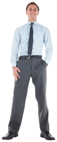 transparent happy businessman standing with hands in pockets - Download Free Stock Videos Pikwizard.com