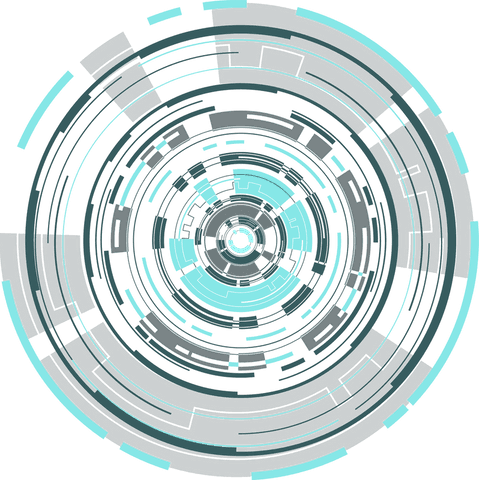transparent futuristic hud concentric rings in tech style - Download Free Stock Videos Pikwizard.com