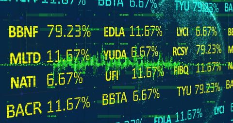 Digital Financial Data Analysis with Globally Rotating Model - Download Free Stock Images Pikwizard.com