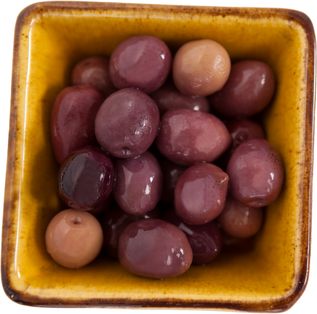 Close-Up View of Fresh Transparent Brown Olives in Square Bowl - Download Free Stock Videos Pikwizard.com