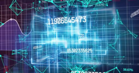 Futuristic Data Network and Processing Visualization - Download Free Stock Images Pikwizard.com