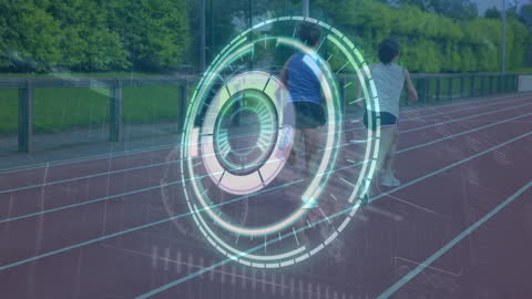 Futuristic Digital Interface in Sports Training