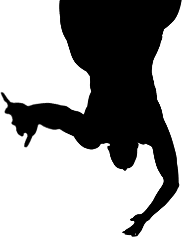 Running Silhouette on Clear Background Illustrates Motion and Speed - Download Free Stock Videos Pikwizard.com