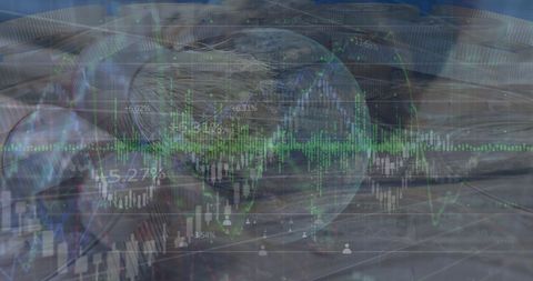 currency market analysis with digital data overlay - Download Free Stock Images Pikwizard.com