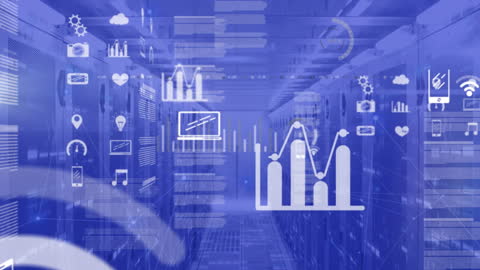 Data Processing and Statistics Animation Over Servers