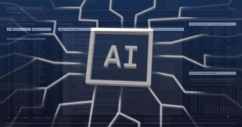 ai technology enhances global data processing capabilities - Download Free Stock Images Pikwizard.com