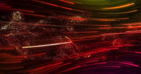Abstract Neon Red Light Trails Exuding Futuristic Energy - Download Free Stock Images Pikwizard.com