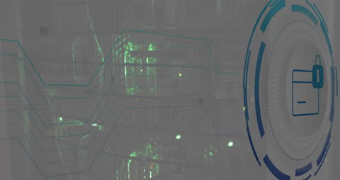 Digital Padlock Scanning Secure Server Connection