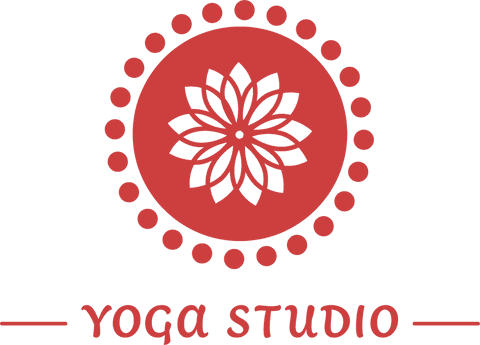Red Yoga Studio Logo on Transparent Background for Healthy Living Branding - Download Free Stock Videos Pikwizard.com
