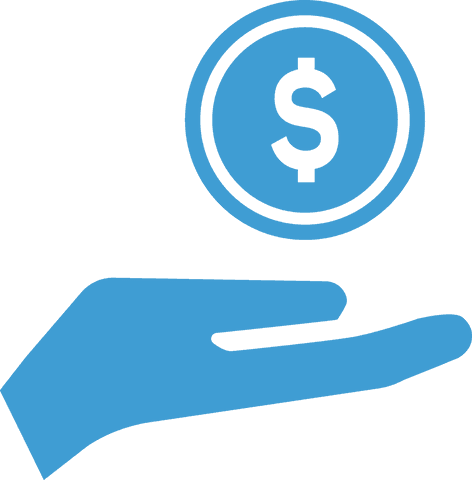 Open Hand Holding Dollar Coin on Transparent Background - Download Free Stock Videos Pikwizard.com