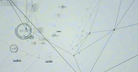 Digital Network Connections in Data Processing Concept - Download Free Stock Images Pikwizard.com