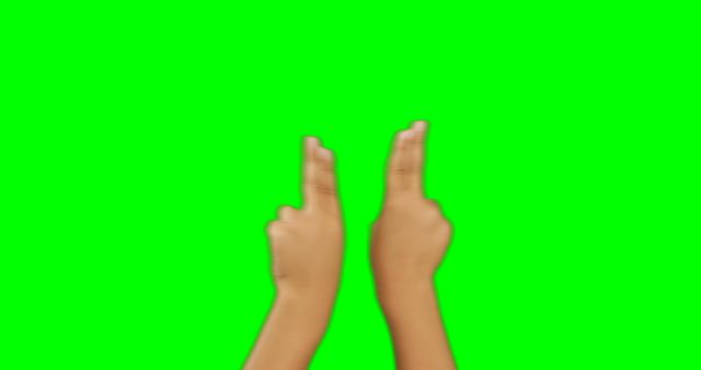 Human Hands Gesturing Peace Sign Against Green Screen - Download Free Stock Images Pikwizard.com