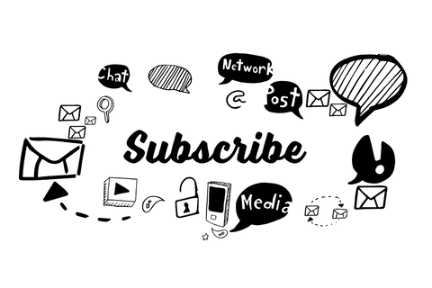 digital subscribe button symbol on transparent background - Download Free Stock Videos Pikwizard.com