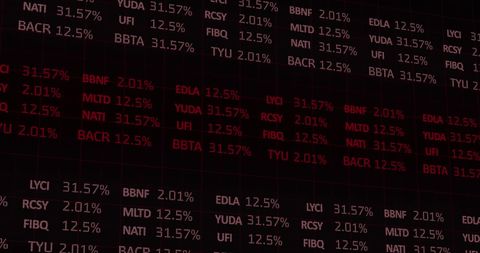 Financial Market Stock Data Display on Black Screens - Download Free Stock Images Pikwizard.com