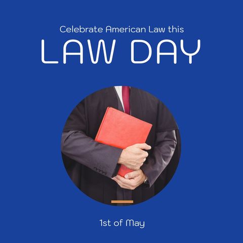 law day celebration with lawyer holding red book - Download Free Stock Templates Pikwizard.com