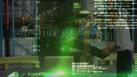 Data Processing Overlay on Warehouse Operations