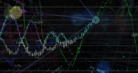 Growing Stock Market Chart Displaying Financial Trends