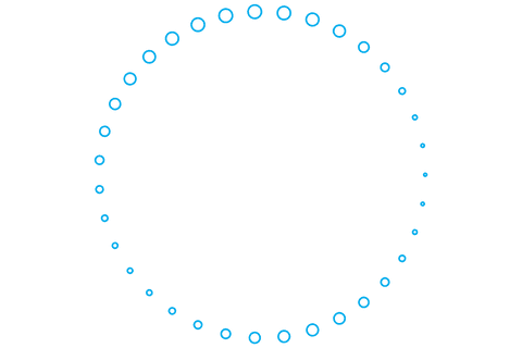 blue circle frame transparent vector illustration - Download Free Stock Videos Pikwizard.com