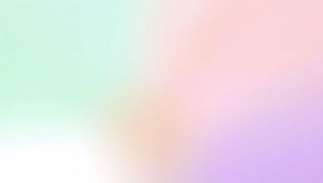 Soft pastel gradient background mint peach lavender blur for minimal design and wallpaper