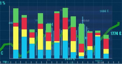 Interactive Business Graph with Currency Data and Analytics - Download Free Stock Images Pikwizard.com