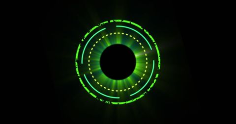 Glowing Green Circles with Futuristic Energy Effect - Download Free Stock Images Pikwizard.com