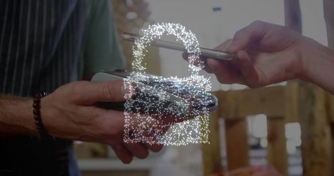 Digital transaction security with smartphone and payment terminal