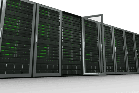 transparent data center server row with green lights - Download Free Stock Videos Pikwizard.com