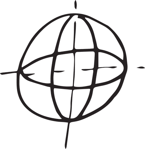 Abstract Transparent Globe with Crossed Lines and Balanced Arrows - Download Free Stock Videos Pikwizard.com
