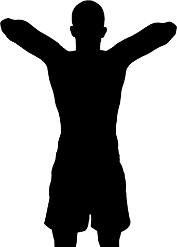 transparent silhouette of man engaged in sport activity - Download Free Stock Videos Pikwizard.com