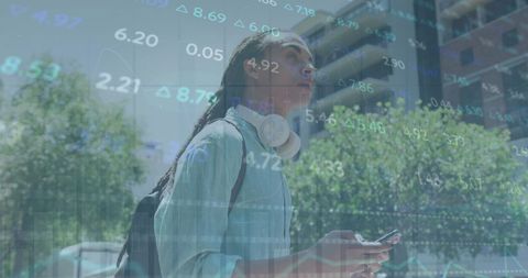 futuristic financial analysis in urban environment - Download Free Stock Images Pikwizard.com
