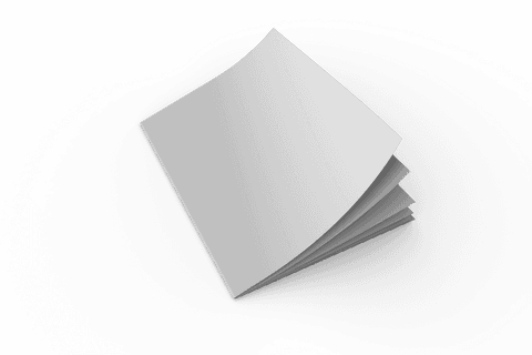 digital white notebook with copy space png in transparent background - Download Free Stock Videos Pikwizard.com