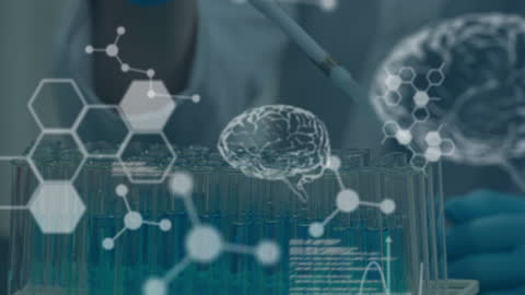 Caucasian Scientist Innovating in Biotechnology Laboratory