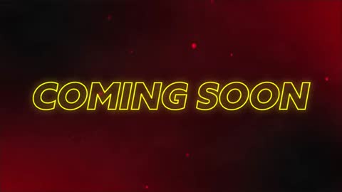 Vibrant Neon 'Coming Soon' Announcement Animation